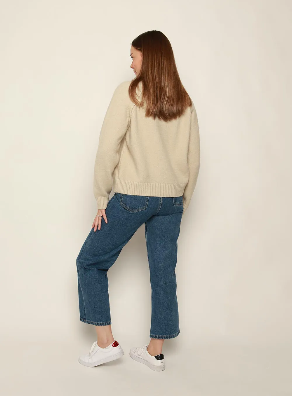 Martina Turtle Neck Knit-SAND