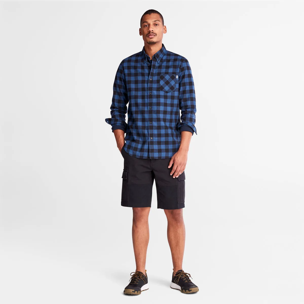 Men's Mixed Media Cargo Short