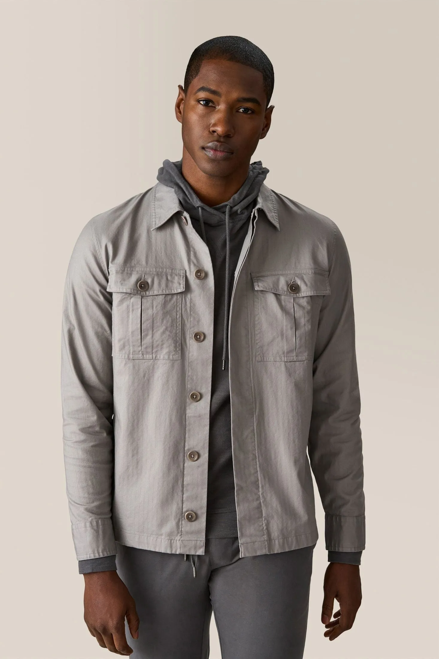 Military Jacket | Responsible Lite-Stretch Cotton