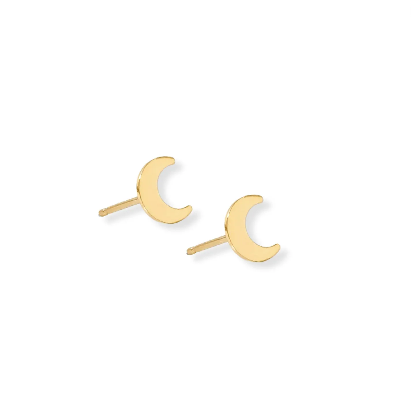 Moon Stud Earrings