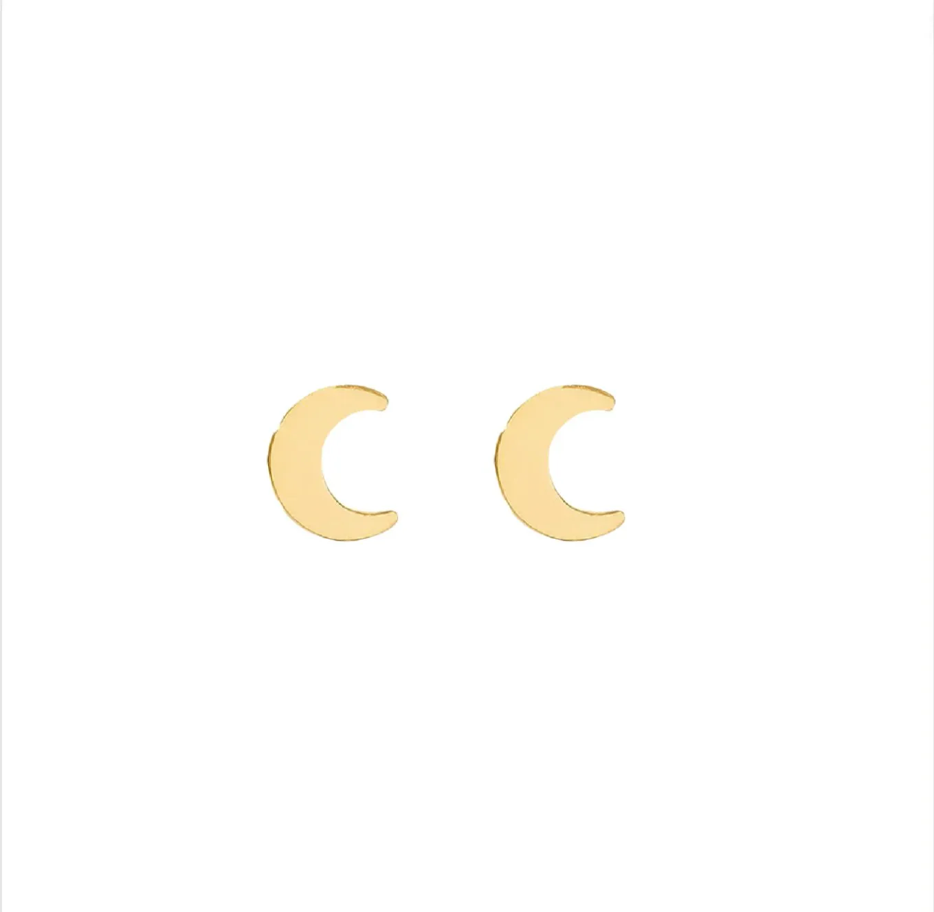 Moon Stud Earrings