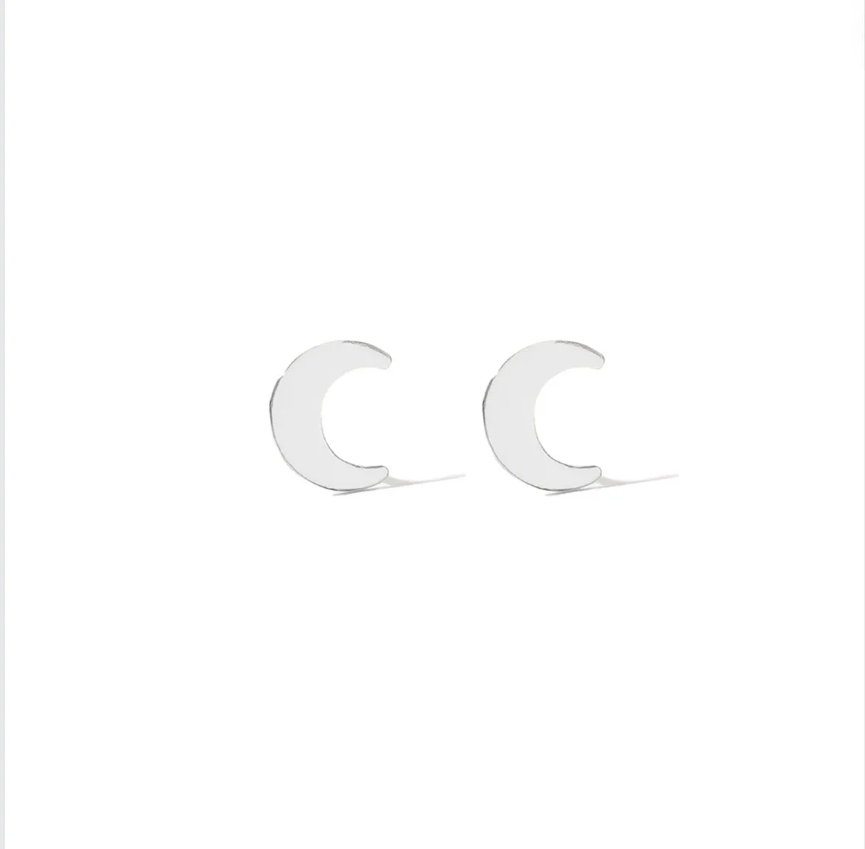 Moon Stud Earrings