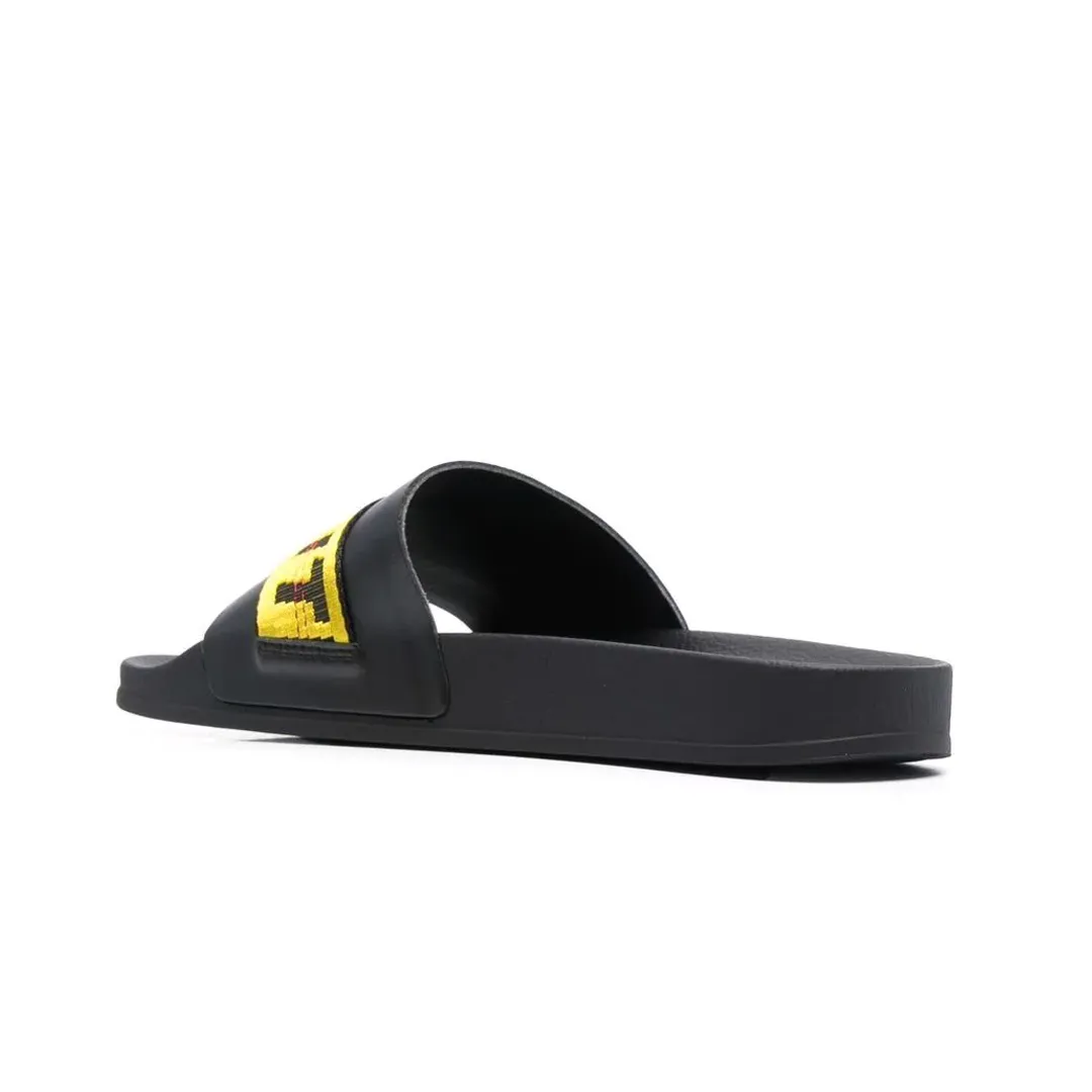 Off White Slide Industrial Yellow Belt Slides