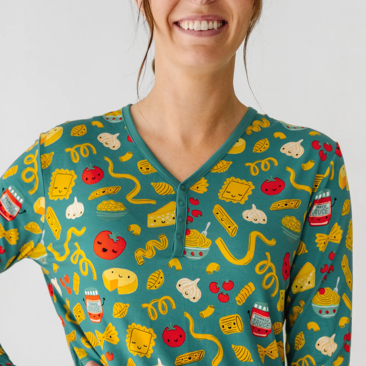 Pasta Party Women's Pajama Top