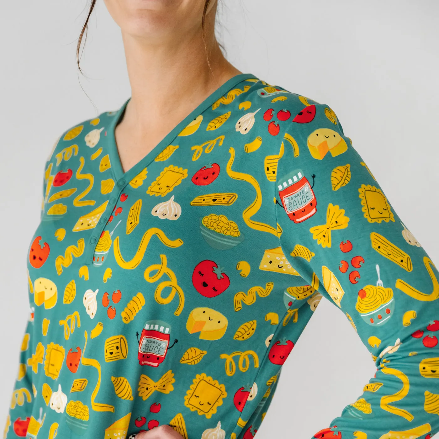 Pasta Party Women's Pajama Top