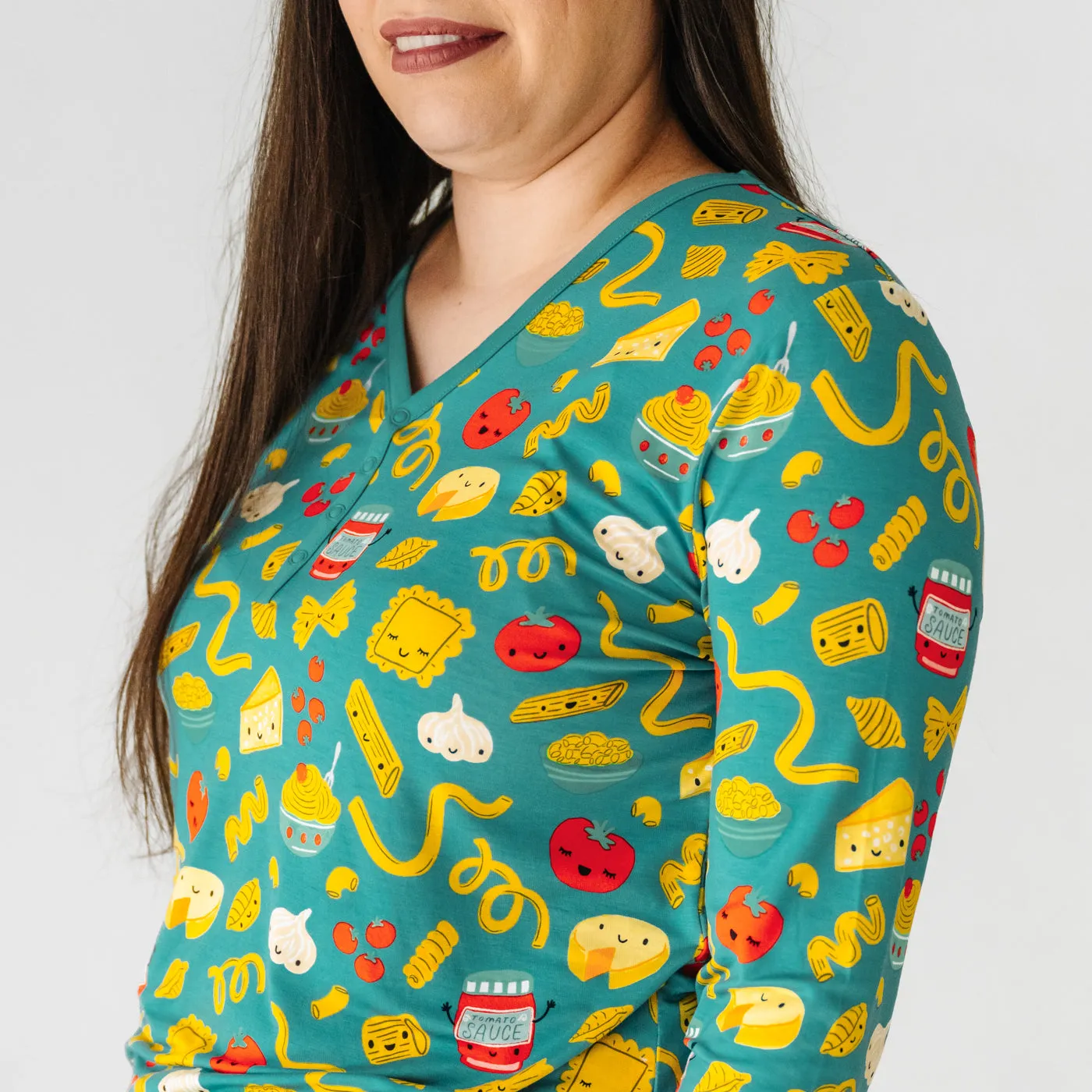 Pasta Party Women's Pajama Top