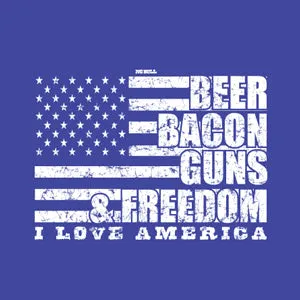 "Beer and Bacon" Western No Bull T-Shirt