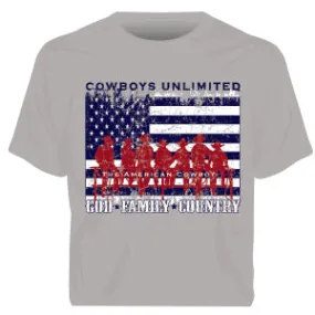 "Country" Cowboys Unlimited Adult T-Shirt