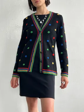 Rainbow Dotted Cardi (M)