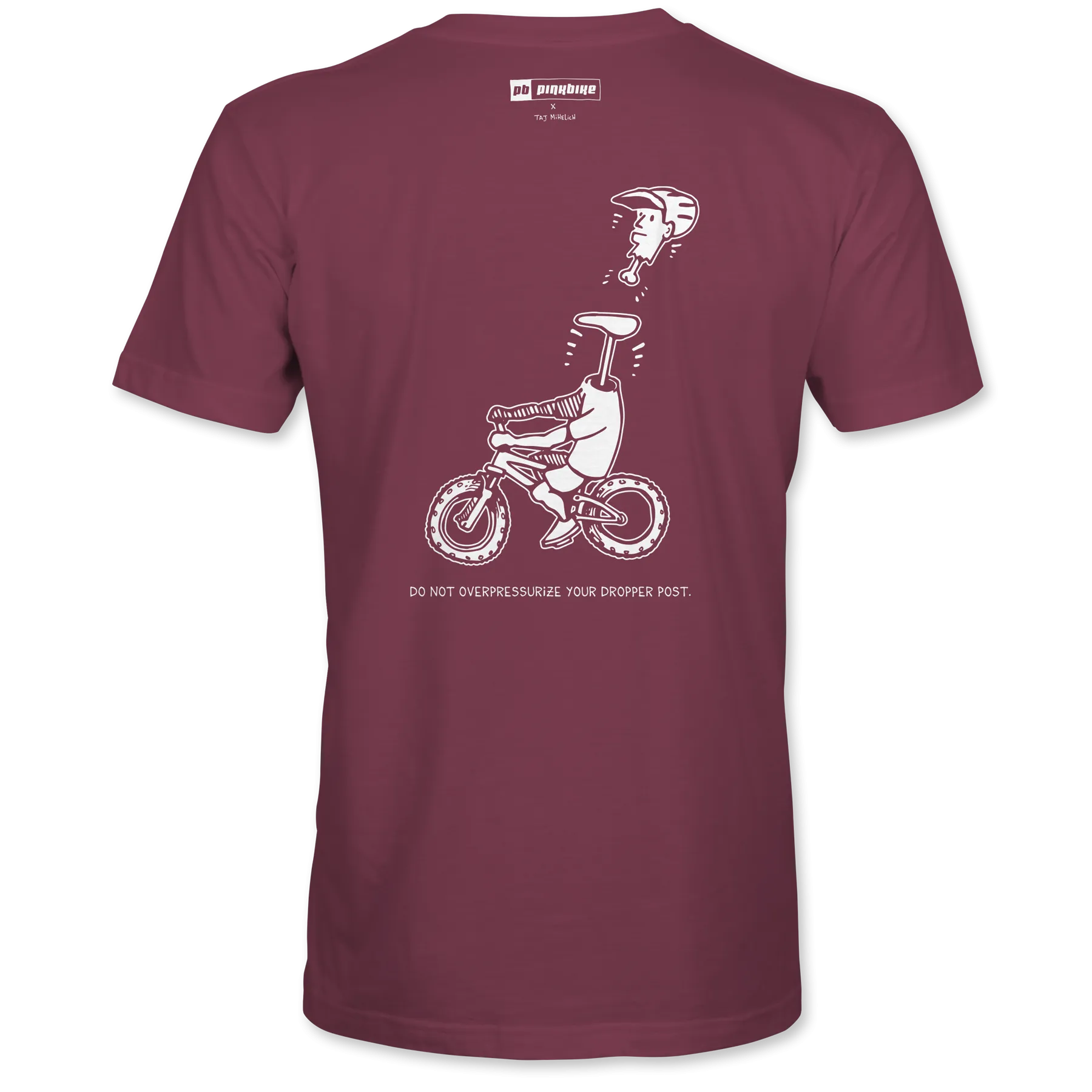 Taj Mihelich x Pinkbike Dropper Post T-Shirt