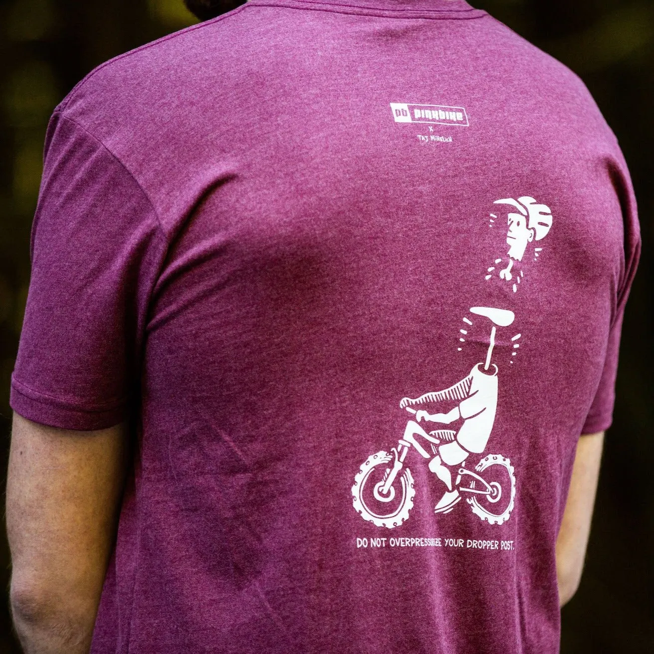 Taj Mihelich x Pinkbike Dropper Post T-Shirt