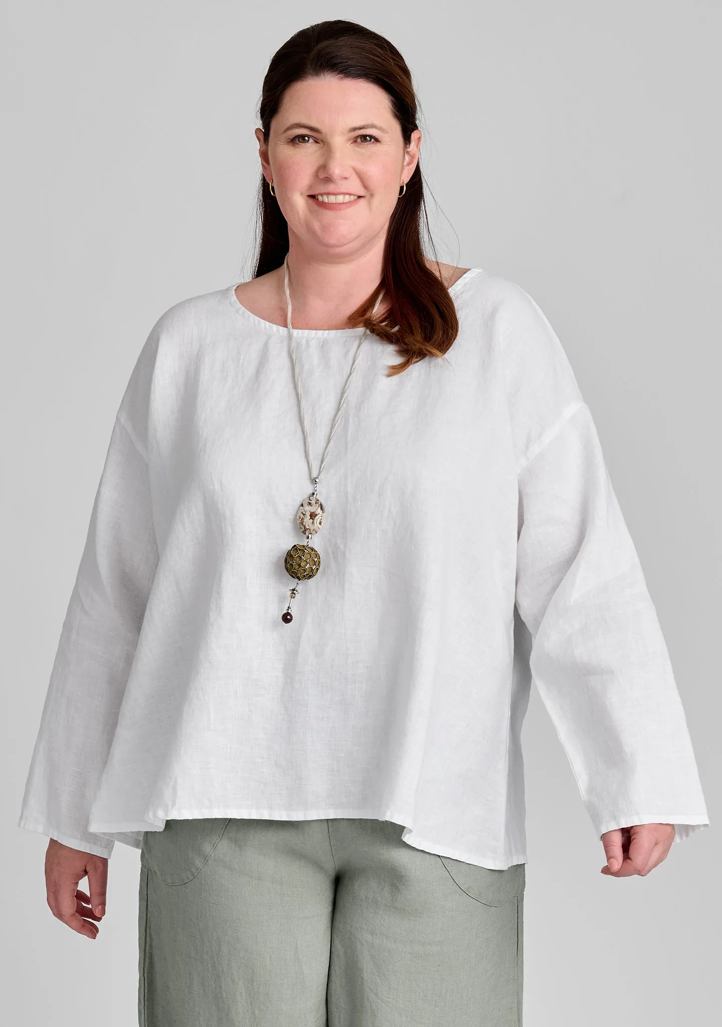 Throw It On - Long Sleeve Linen Shirt