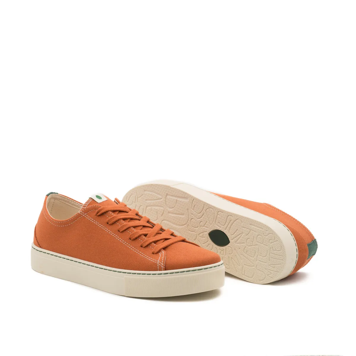 Vegan sneaker Orange COR020